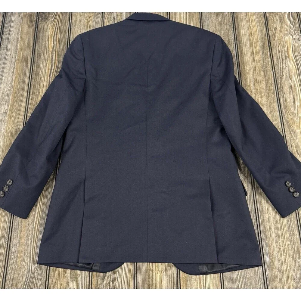 Lauren Ralph Lauren Boys 16R NAVY BLUE Two Button Blazer Sport Coat Jacket